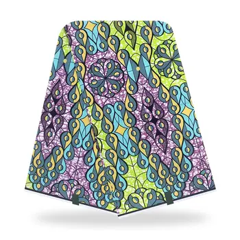 

Nigerian Lace Fabrics ASO EBI African Cotton Print Ankara High Quality Veritable Wax 2020 pagne africain real wax guaranteed