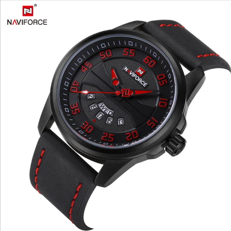 Digital Face Wristwatch Men's Double Week Waterproof Calendar Wristwatch Student Sports Multifunctional Belt Quartz Watch