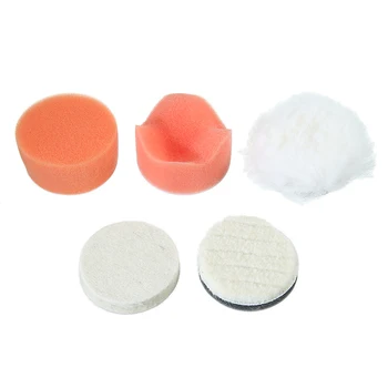 

5pcs/set 2inch Car Wax Polishing Buffing Sponge Foam Soft Polishing Pads Kit Auto Car Detail Polishing Tools