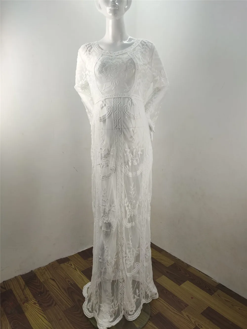 White Sexy Maternity Dresses Photography Props Lace Fancy Maxi Gown Maternity Clothes Pregnancy Dress For Women Photo Shooting (1)