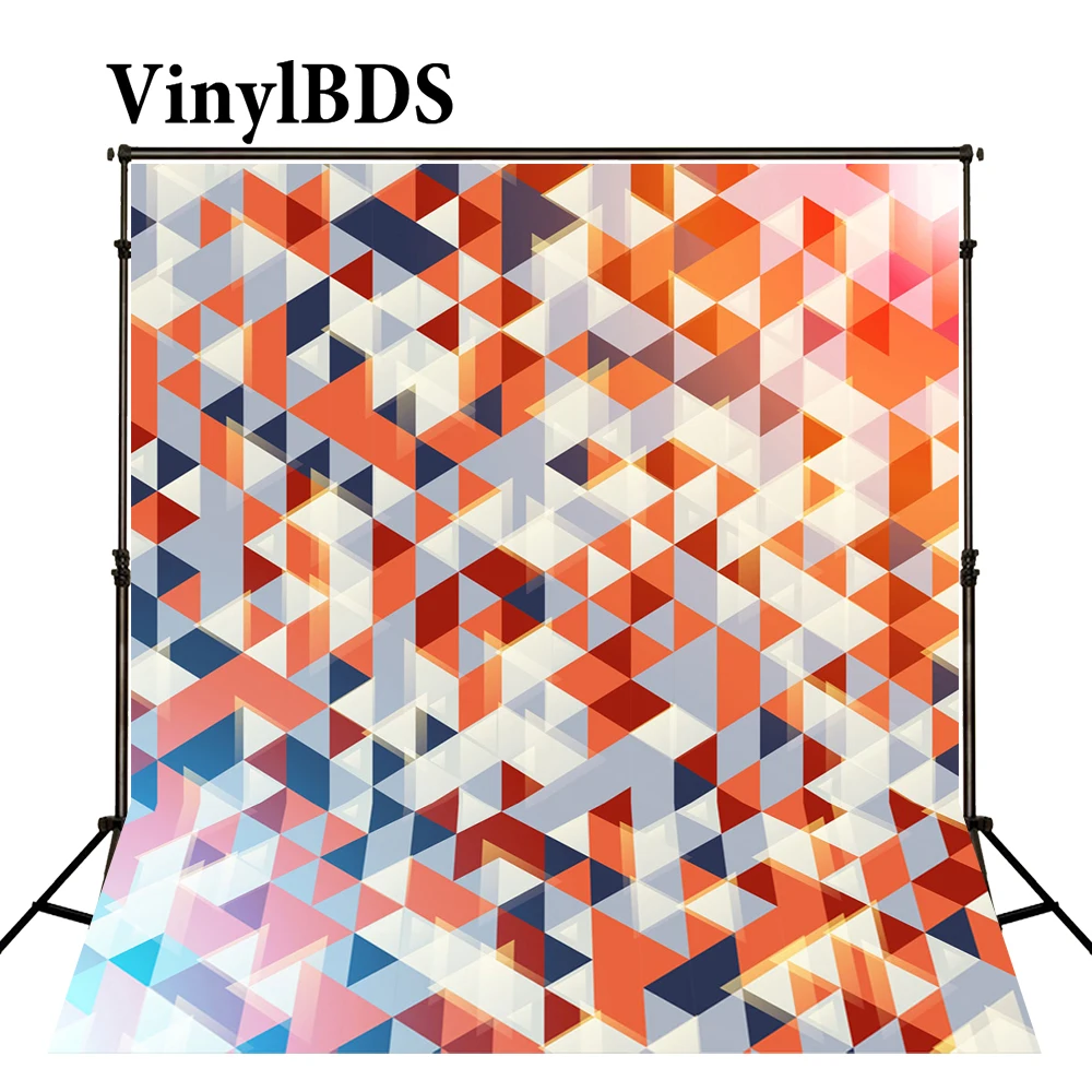 

VinylBDS Photography Backdrops Bokeh Newborn Backdrop Color Geometric Pattern Background Daily Baby Photo for Photocall Children