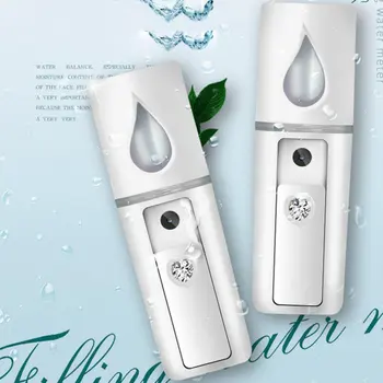 

20ml USB Rechargable Humidifier Air Diffuser Handheld Water Essential Car Oil Steamed Face portable beauty instruments