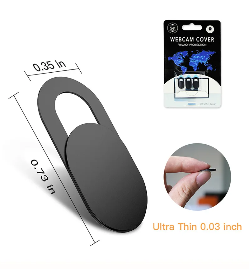 Privacy Cam Sticker - Webcam Cover Shutter Slider for Laptops, Tablets, and Phones