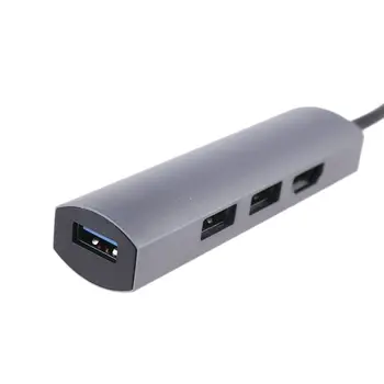 

USB C to 3x USB 3.0 Hub USB C to 4K Display Adapter for Laptop PC Mobile Phone