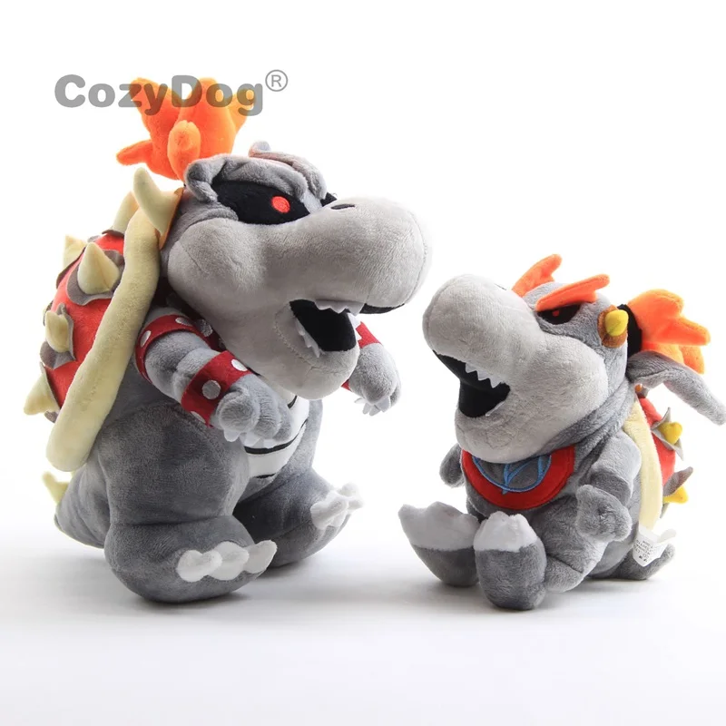 2 шт. Mario Series 27 см и 18 см Bowser/Koopa Dragon плюшевые куклы мягкие плюшевые мягкие детские игрушки дети подарок на день рождения