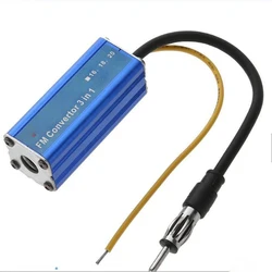 Universal 12V FM Radio Band Frequency Converter 3 in 1 Car Auto Stereo Antenna FM Band EXpander Frequency Converter