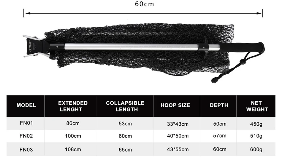 fly fishing net landing net (2)
