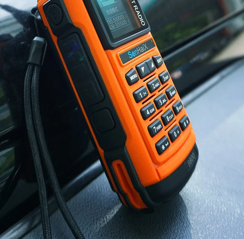 Senhaix shx8800 walkie talkie amateur dual band dual guard waterproof high power LED strong light handset