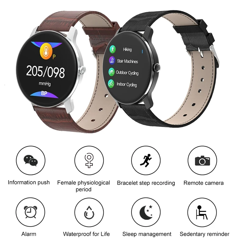 New Smart Watch Blood Pressure Heart Rate Monitoring Camera Control Multi-Function Sports Fitness Smart Watch Sedentary Reminder