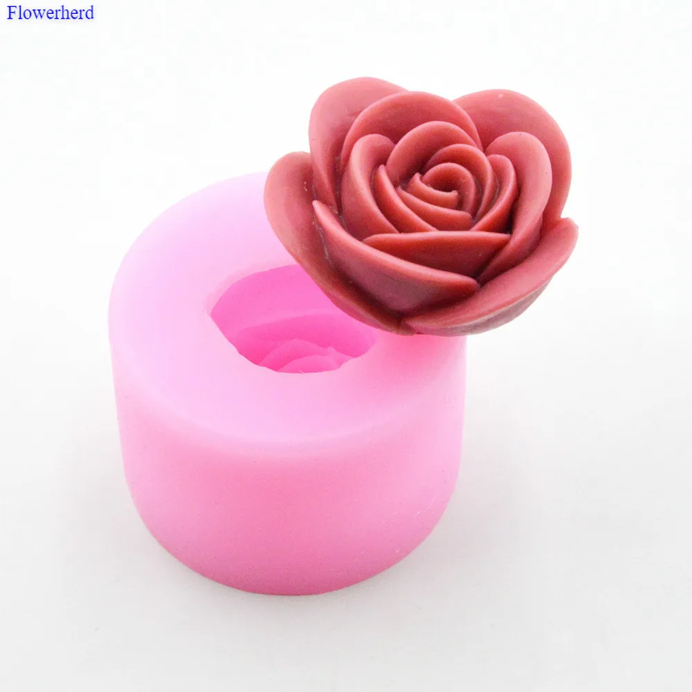 Новая 3D Цветочная форма для мыла помадка в форме розы Форма для торта Siilcone инструменты для украшения торта День рождения Свадебные украшения DIY шоколадная форма