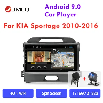 

JMCQ Car Radio Android 9.0 player For Kia Sportage 3 4 SL 2010-2016 Multimedia Video Player GPS Stereos Split Screen with CANBUS