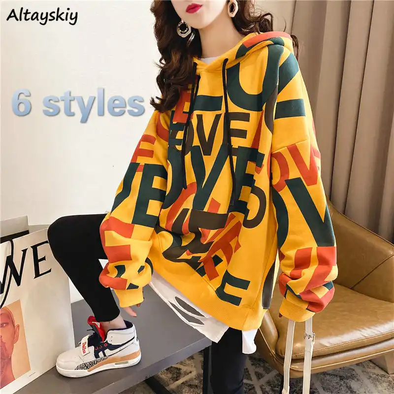 womens printed hoodies