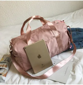 

Diysomes Shoes -wet Dry Separation Sports Women 'S Yoga Gym Bag Travel Training Oxford Cloth Korean Style Women 's Shoulder Bag