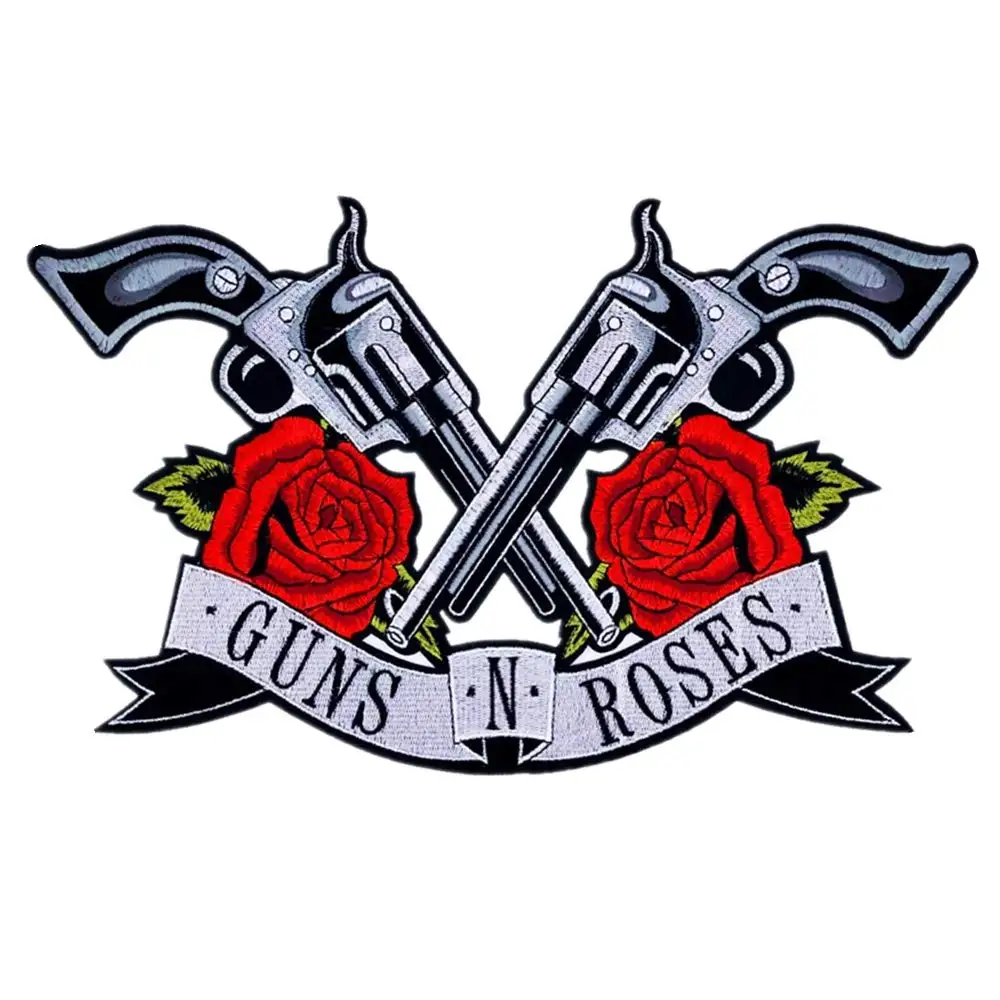 Guns N' Roses железа патч группа панк Pacth шить на вышитые патчи одежды наклейки для