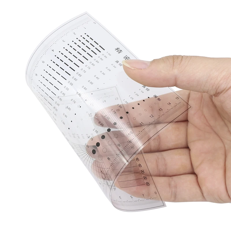 Transparent Point Gauge Dots Cross Line Compass Calibration Ruler Microscope Micrometer Appearance Inspection Gauge Scratch microscope micrometer
