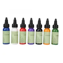 7 бутылка профессиональные чернила для татуировки пигмент набор длительный быстрый цвет ing пигментные чернила для татуировки для боди-арта краски татуировки цветные чернила