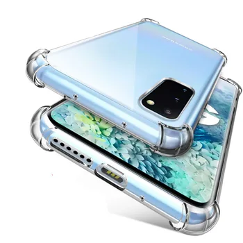 

500pcs Air Cushion Corner Shockproof Anti-knock Case For Samsung Galaxy A10 A20 A30 A40 A50 A60 A70 A80 A90 Clear Soft TPU Cover