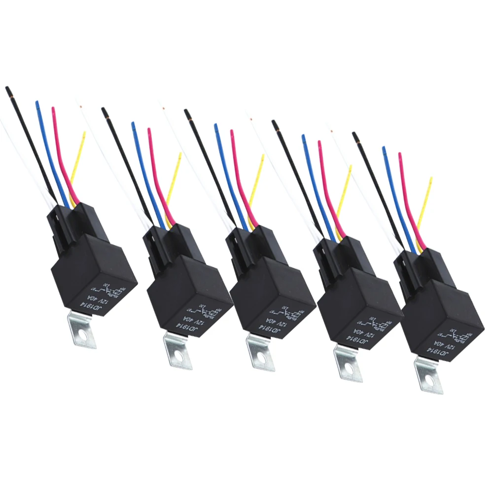 5 шт. реле автомобильное прочное профессиональное прочное 5pin Prime 12V 40A наконечник с разъемом реле автомобильное для автомобиля A20
