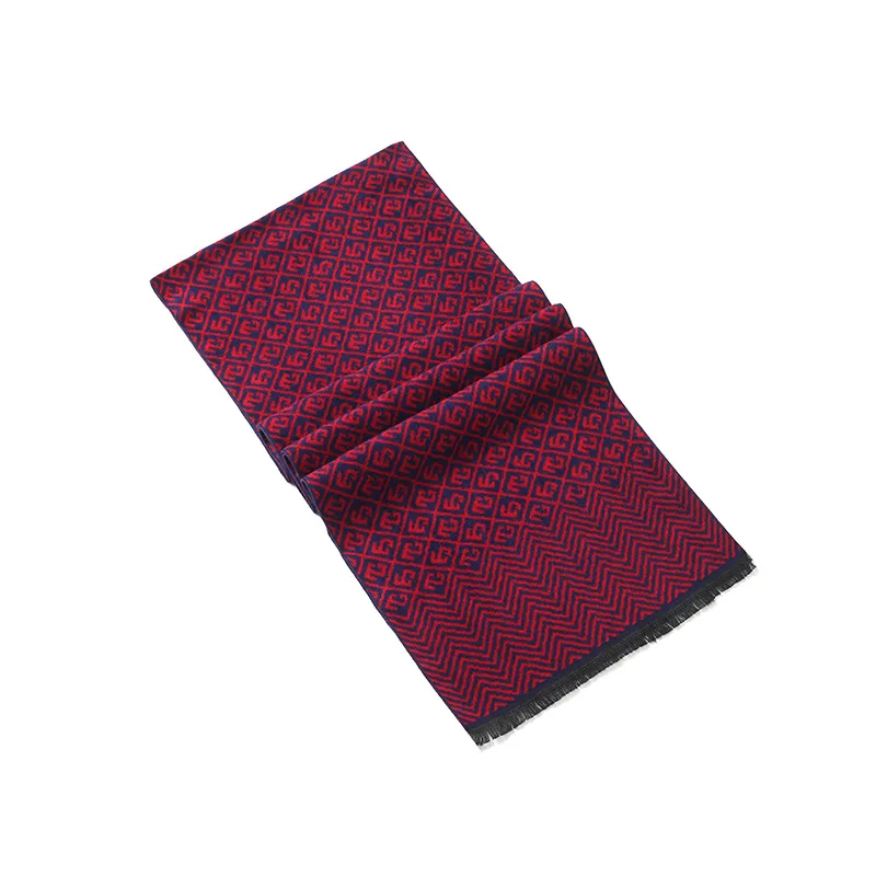 Brand Designer Silk Cashmere men's autumn scarf Business Shawl Retro Double-sided Winter female Scaves warm High Quality Bufanda