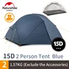 Naturehike 2 Persons Camping Tent Mongar 20D Nylon Ultralight Double Layer Waterproof Outdoor Camping Tent NH17T007-M ► Photo 2/6