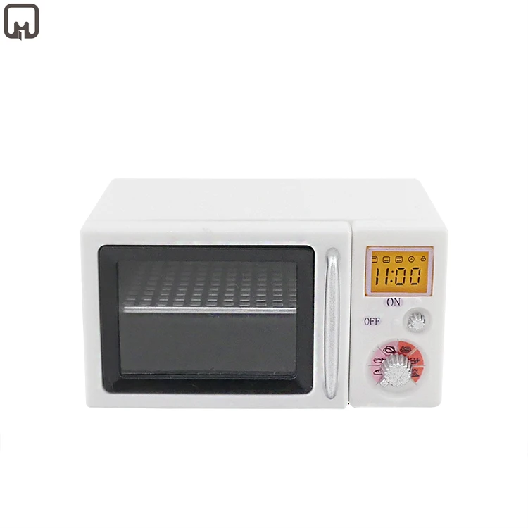 1:12 Scale A Cream Resin Microwave Oven Tumdee Dolls House Miniature Kitchen 