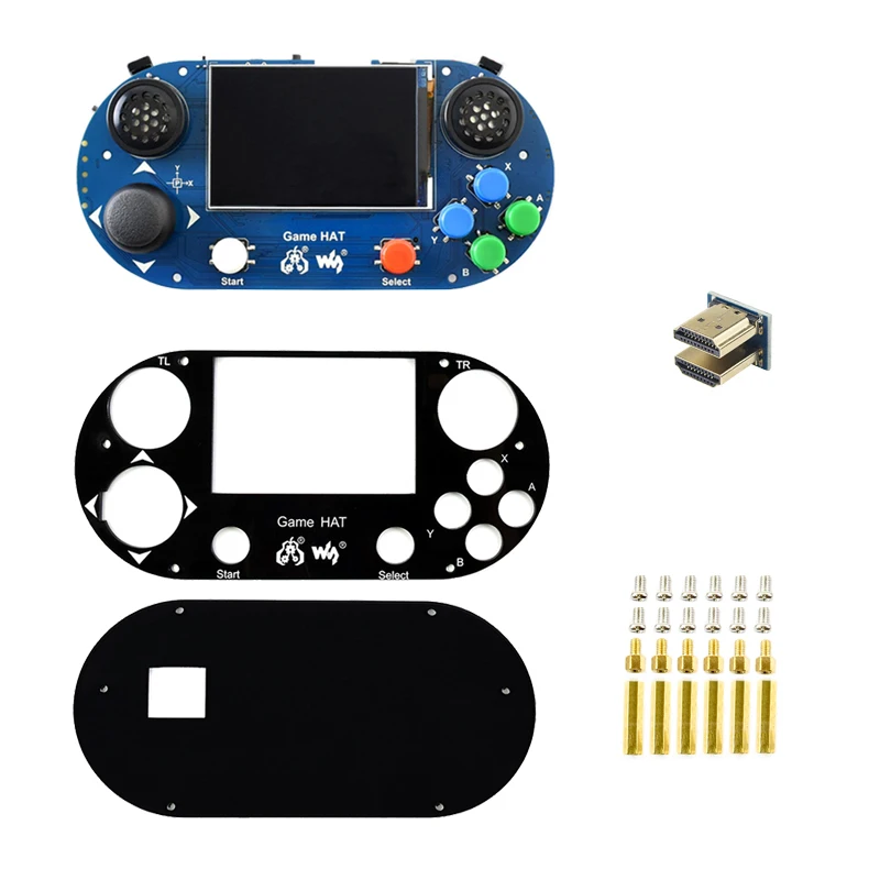 Игровой контроллер Raspberry Pi 3B +/ / Zero RetroPie Game HAT 60 кадров в секунду 3 5 дюймовый экран IPS