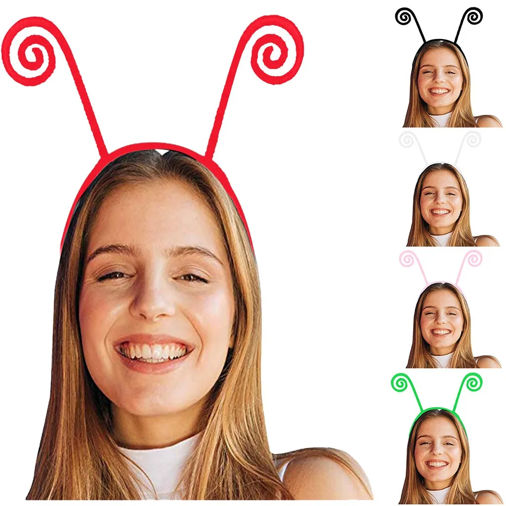 

Sweet Adult Kids Cute Headband Butterfly Antenna Design Hair Band Cosplay Costume Headband Hair Styling for Halloween Parties #3