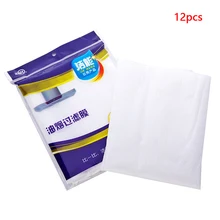 Универсальная Впитывающая Бумага для кухни, 12 шт./компл., нетканые, хлопковые, масляные фильтры, вытяжка, вентилятор, фильтр, нетканый Универсальная Впитывающая Бумага для кухни, 12 шт./компл., нетканые, хлопковые, масляные фильтры, вытяжка, вентилятор, фильтр, нетканый