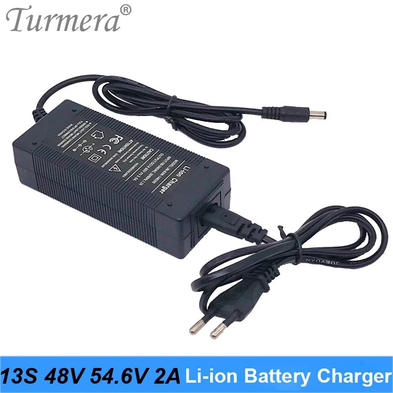48V 54.6V 2A Lithium Battery Charger For 13S 48V Li-ion Battery electric bike lithium battery Charger High quality Strong heat dissipation 07