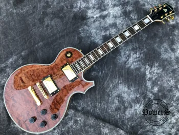 

China OEM powers customs custom shop Electric Guitar sun eye High quality guitar,quilted maple wood Behind the original wood