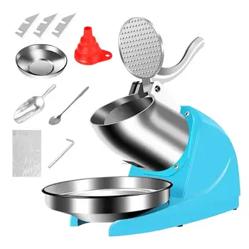 

Electric Ice Crusher Smoothie Shaver Slush Ice Block Breaking grinder Machine Ice Slush Sand Maker 380W For Home Restaurant Bar