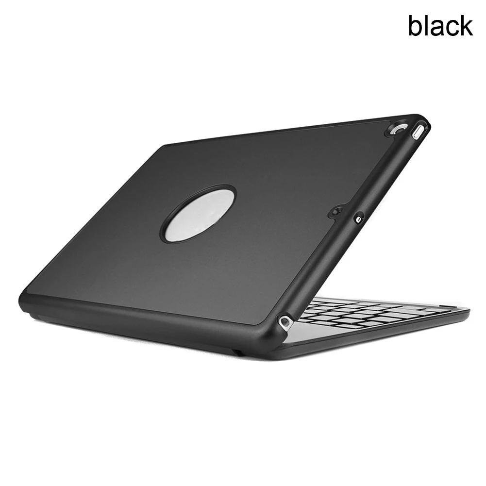 Черный Алюминиевая Bluetooth клавиатура Folio чехол для iPad Air 2 iPad Pro 9,7 дюйма OC - Цвет: Черный