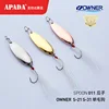 APADA Spoon 011 FMelon seeds 3g-10g  OWNER Single Hook Zinc alloy Metal Spoon Fishing Lures Trout ► Photo 3/6