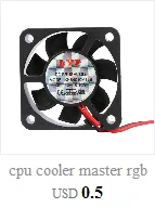 Кулер для процессора master rgb охлаждающий вентилятор для процессора охлаждающий кулер вентилятор Радиатор 7 лопастей для Intel LGA 775 1155 1156 AMD 754 AM2