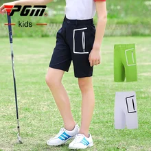 PGM chłopca Golf szorty lato oddychające spodenki dla dzieci wysokiej elastyczna Fit-suszenie krótkie spodnie wygodne odzież golfowa KUZ065