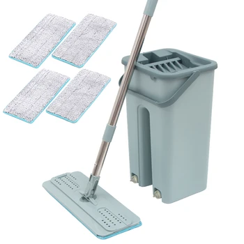 

Dust Wizard Mop Cleaning Tool Kit 360 Degree Rotating Tile Marble Floor for Home MJJ88