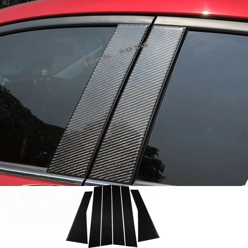 Для Honda CR-V CRV углеродное волокно Автомобильная Центральная балка оконной рамы Крышка Штыря отделка