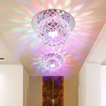 

Modern Crystal Colorful LED Ceiling Light Lamp Living bedroom Porch Lighting