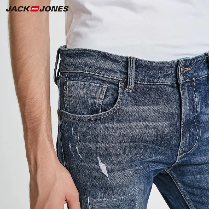 JackJones зимние мужские модные трендовые повседневные джинсы 218432515