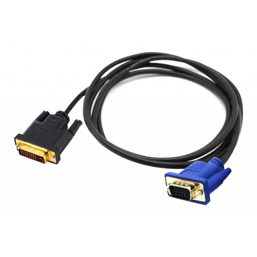 Active DVI To VGA, Dual-Link DVI-I DVI To VGA D-Sub Adapter Cable