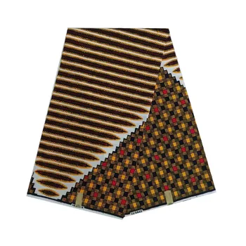 

2019 lastest design african wax ankara prints in fabric soft breathable 100% cotton 6yards/piece high quality V-L 630