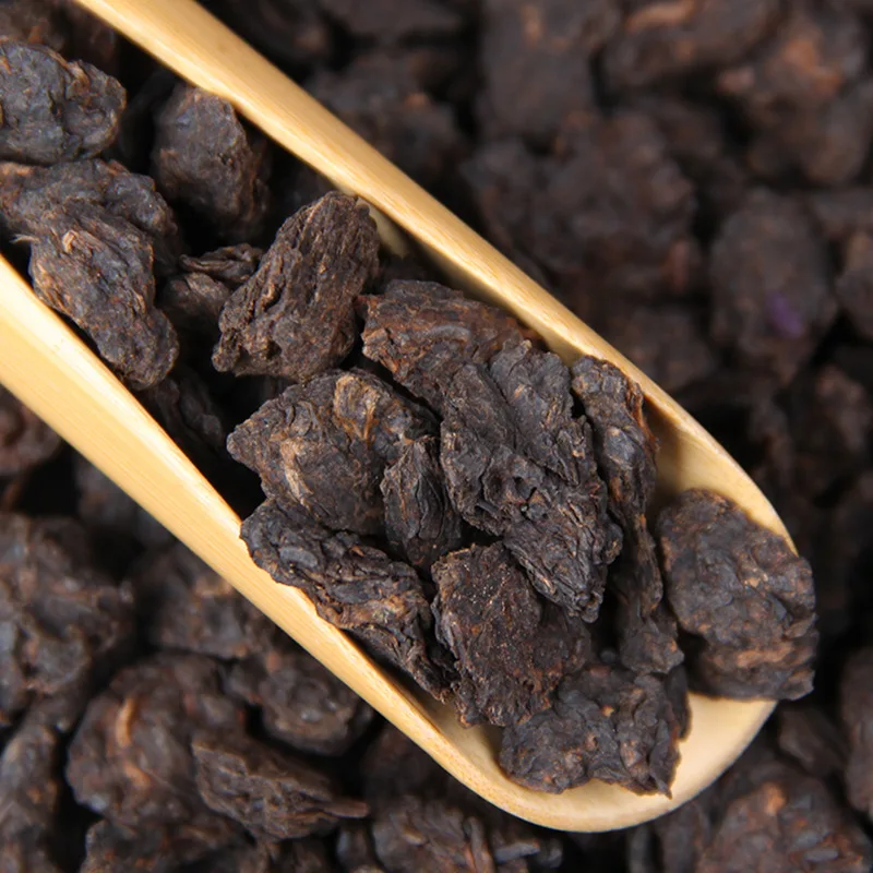

250g China Yunnan Ripe Pu'er Tea Classic Glutinous Rice Cooked Loose Tea Pure Material Pu'er Green Food for Health