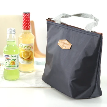 

Insulated Lunch Box Oxford Lunch Cooler Bag Thermal Storage Pouch with Zipper for Women Men Kids