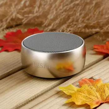 

Metal Portable Wireless Speaker with Super Bass Perfect Sound Speaker for Golf Beach Shower Home