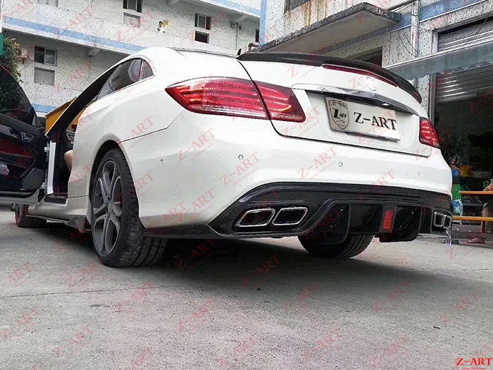 2013- Z-ART для Mercedes Benz E Coupe карбоновый Комплект кузова для W207 углеродное волокно aerokit W207 карбоновый комплект для тюнинга