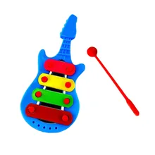 Цвет случайный один кусок ребенок малыш Творческий Plactic мультфильм хорошее образовательное Пианино музыкальный барабан ручные игрушки стучать подарки на день рождения