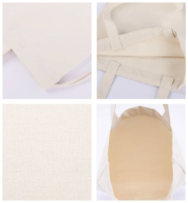 Изготовленная на заказ вместительная сумка для покупок с текстовым принтом добавьте свой оригинальный дизайн белые сумки на молнии