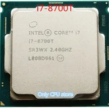 Процессор Intel Core i7-8700T i7 8700T 2,4 GHz de seis nus 12 hilos 12M 35W LGA 1151