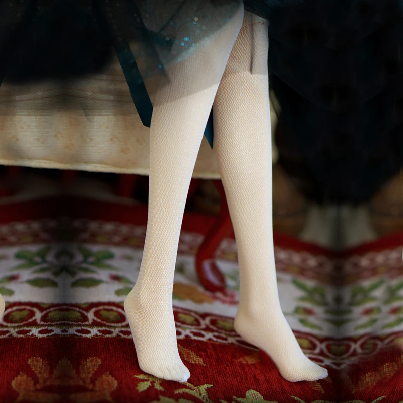 

D03-P470 children toy BJD DD SD MSD 1/3 1/4 doll's Accessoriess white Little stockings socks 1pair