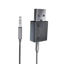 Bluetooth адаптер Bluetooth приемник USB Bluetooth 5,0 аудио приемник передатчик стерео AUX 3,5 мм разъем адаптер музыкальный приемник